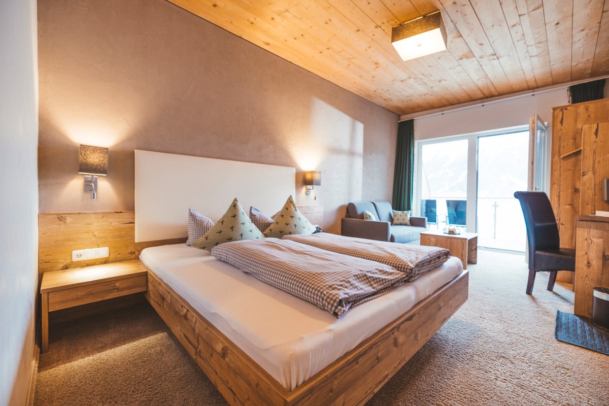 Doppelzimmer Alpin mit Zugspitzblick
